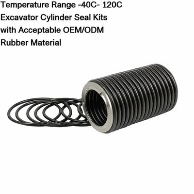 좋은 가격 Temperature Range -40C- 120C Excavator Cylinder Seal Kits with Acceptable OEM/ODM and Rubber Material 온라인으로